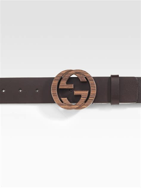 Gucci Interlocking G Belt, Cocoa 